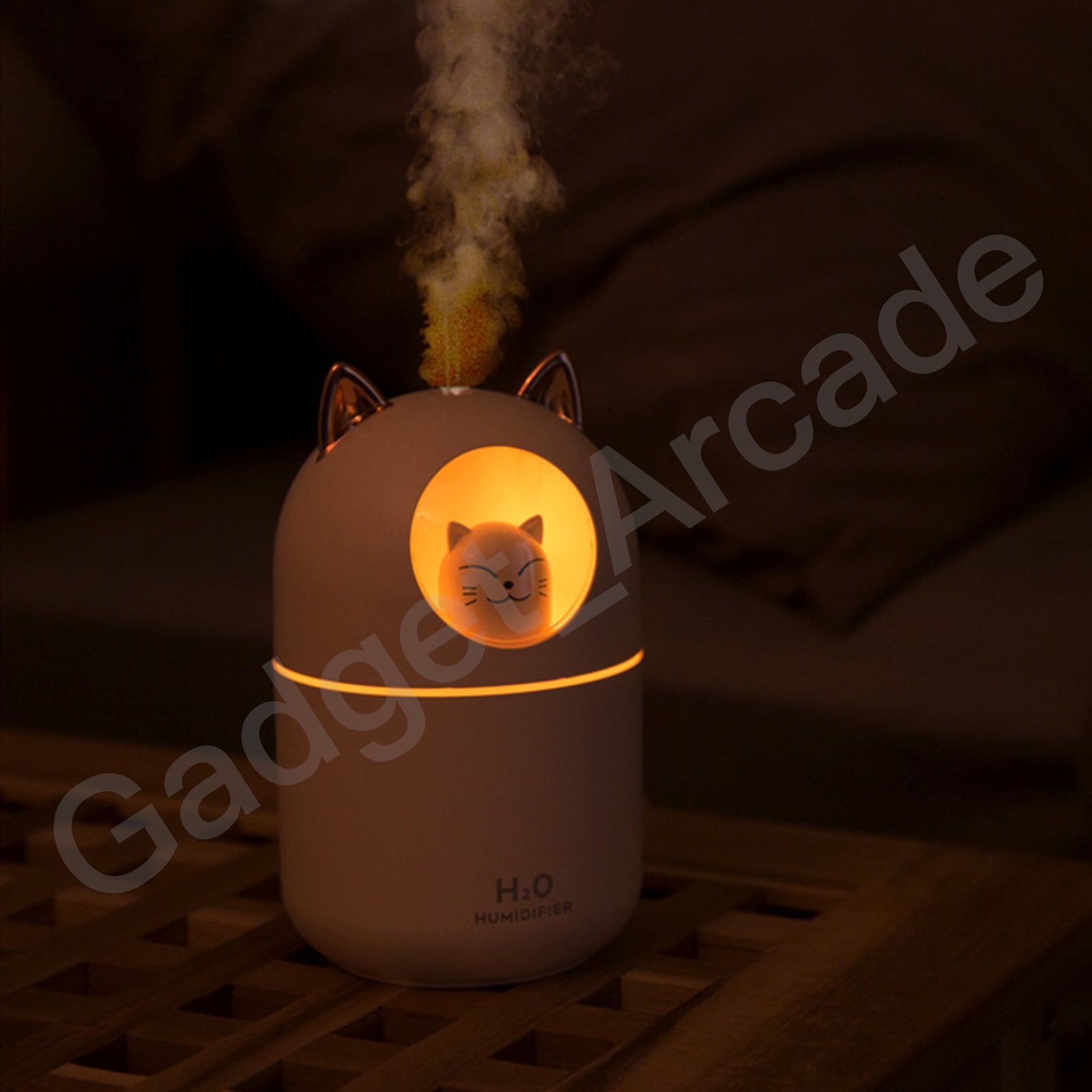 Aromatherapy Diffuser Oil Ultrasonic Air Humidifier LED Light - Gadget arcade