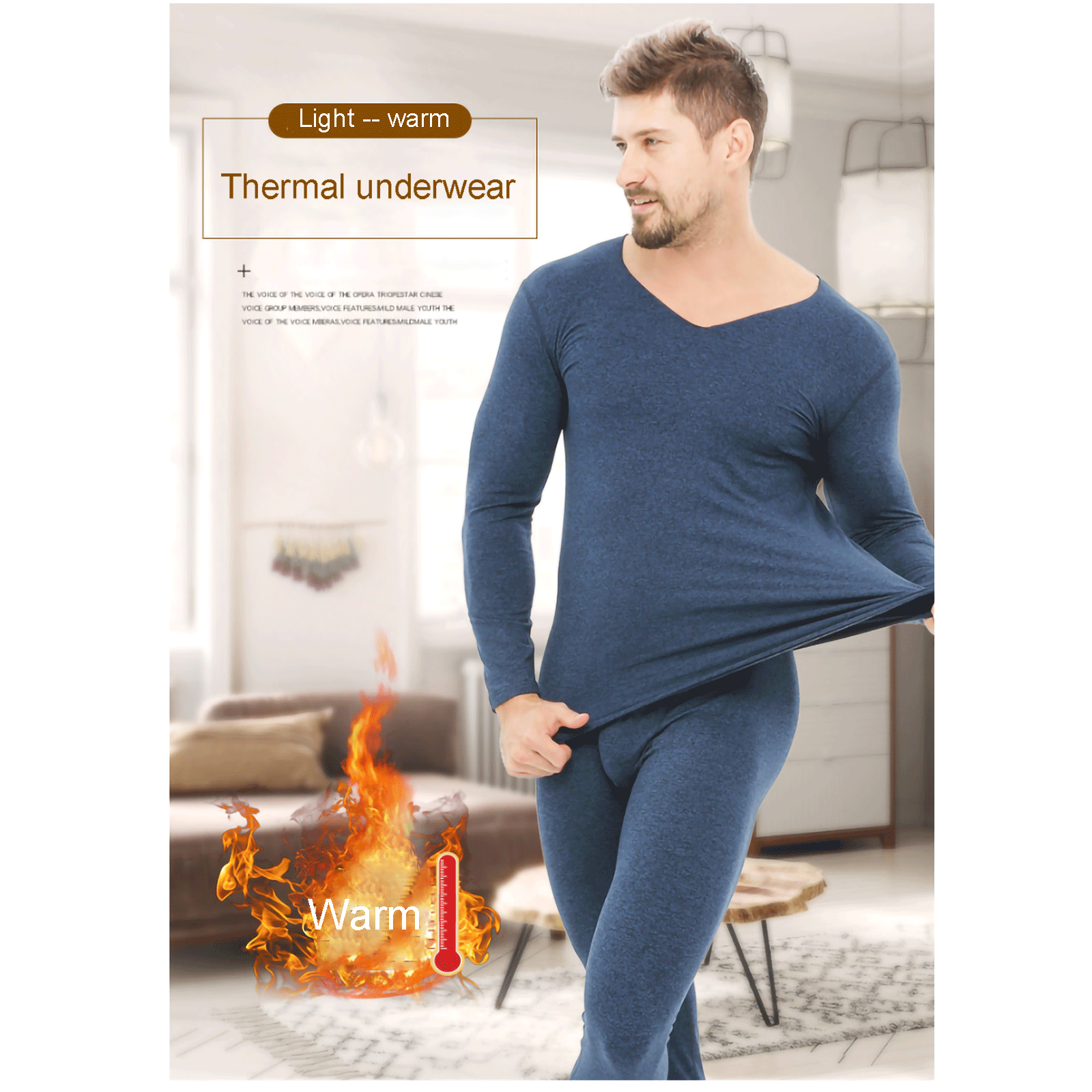 Extra Warm Men Winter Thermal Underwear Set - Gadget arcade