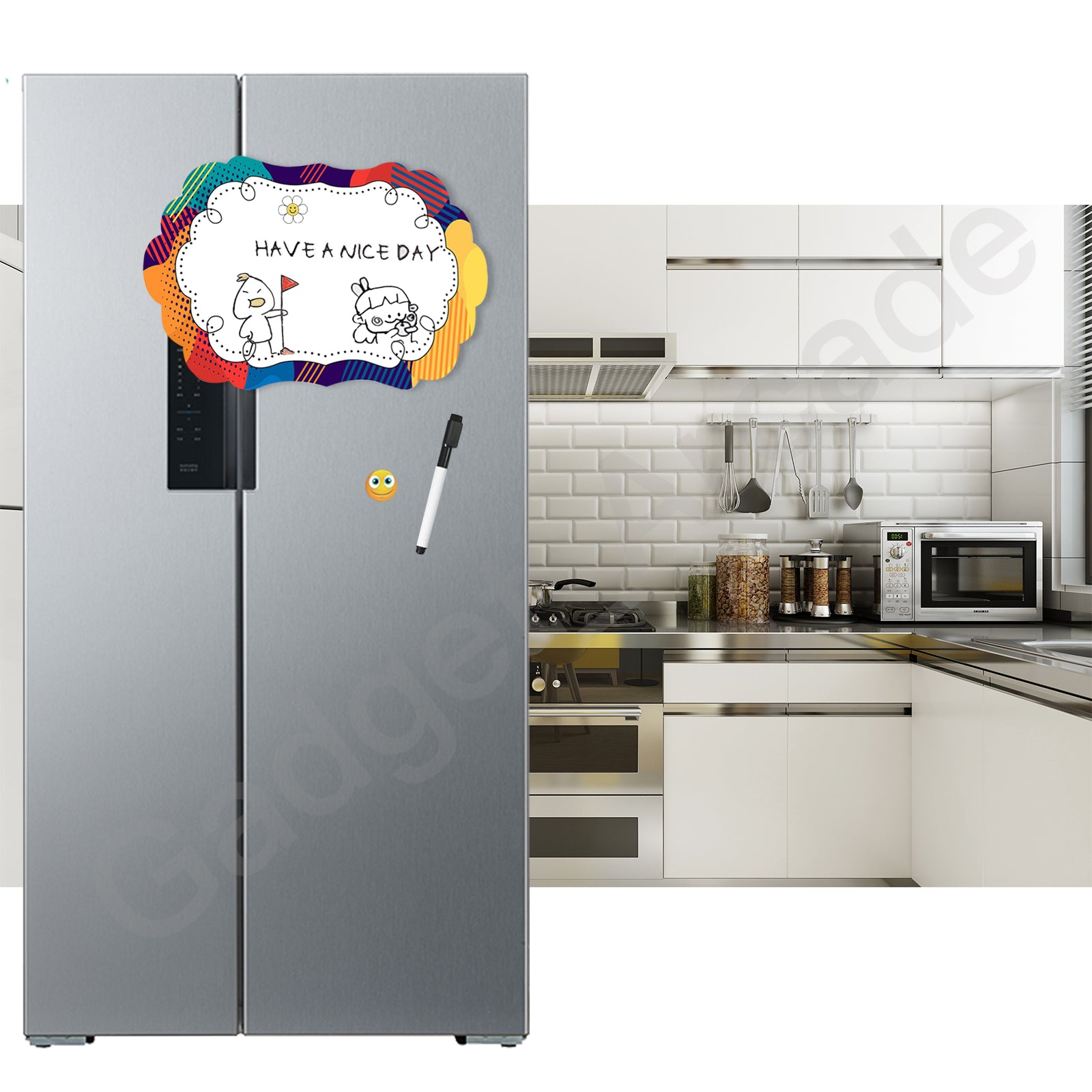 Magnetic Fridge Planner Stylish design - Gadget arcade