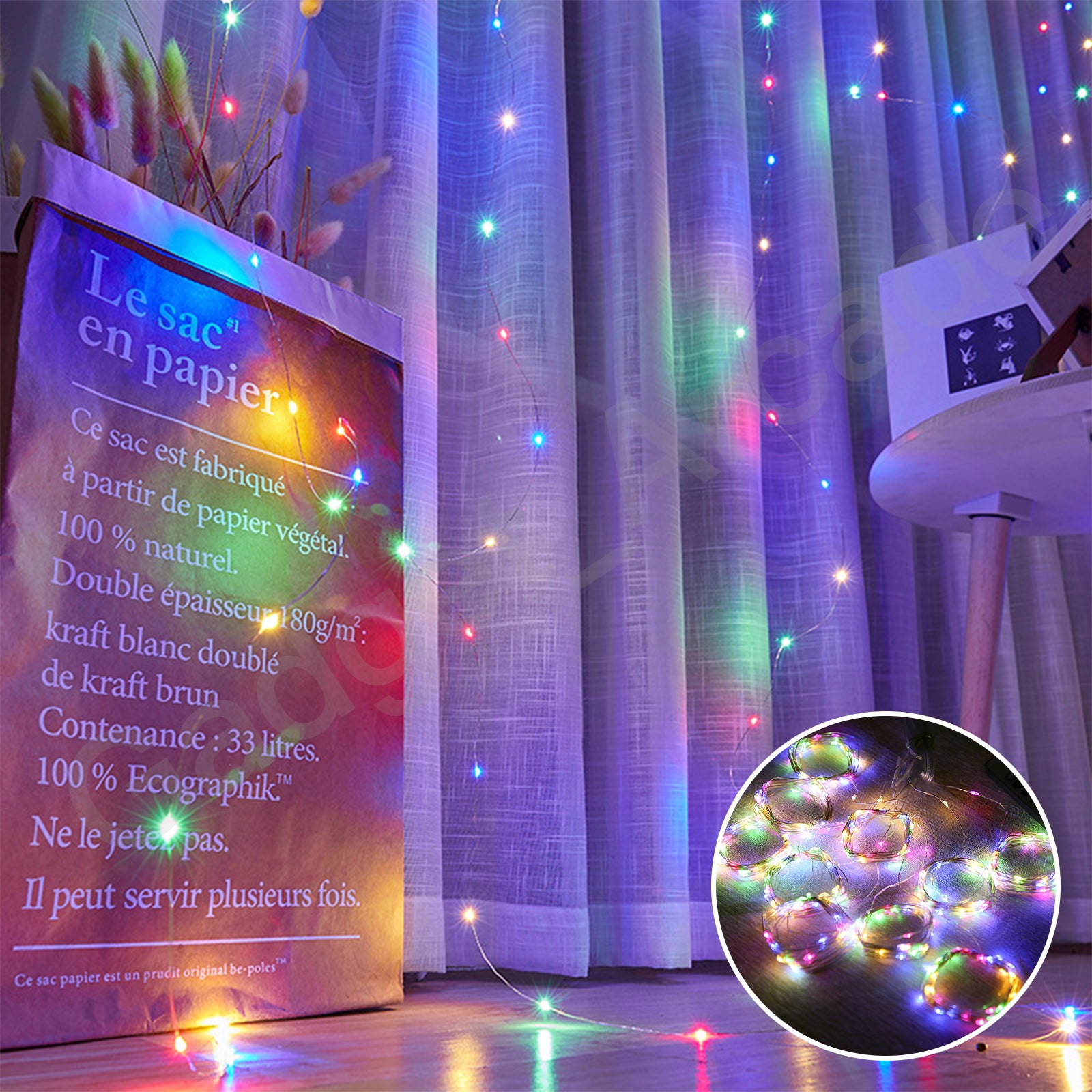 LED Curtain Fairy Lights With USB Adaptor - Gadget arcade