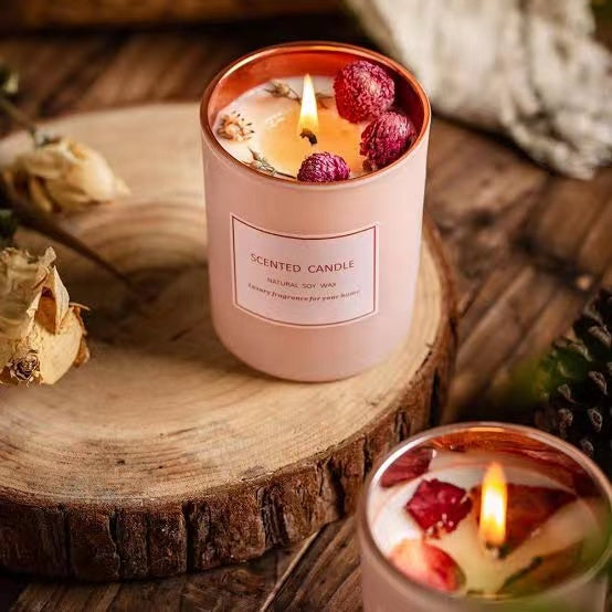 Susliving NATURAL SOY WAX SCENTED CANDLE Valentine's gift