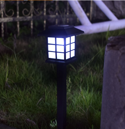 Susliving Zen Temple Inspired Solar Garden Lamp 4 pcs