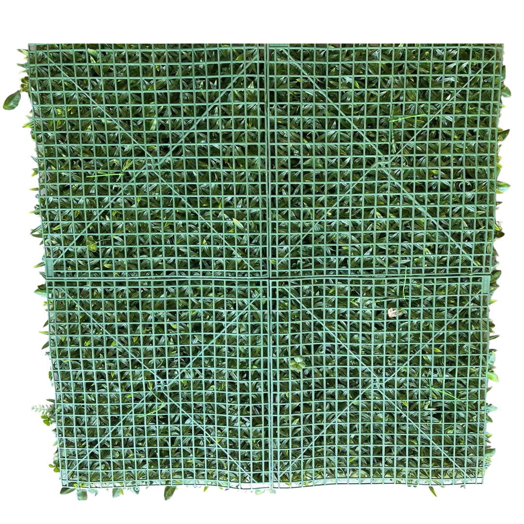 Susliving Fake Grass Ferntree Daisy Vertical Garden Wall Panel