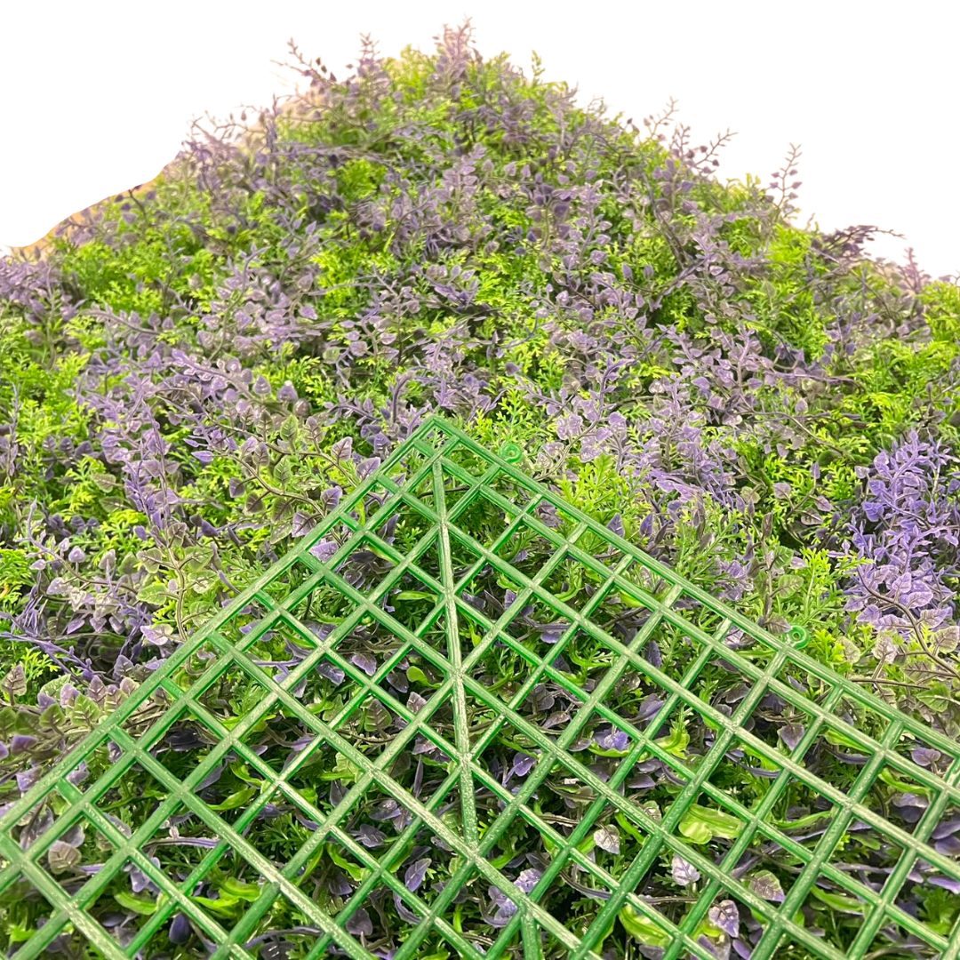 Lavender Watergrass Faux Vertical Garden Wall Panel Premium Artificial Grass Panel