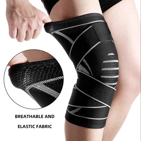 Compression Sleeve Knee Ankle Support Upgraded Brace Protector Relief Running - Gadget arcade