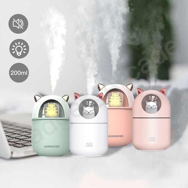 Aromatherapy Diffuser Oil Ultrasonic Air Humidifier LED Light - Gadget arcade